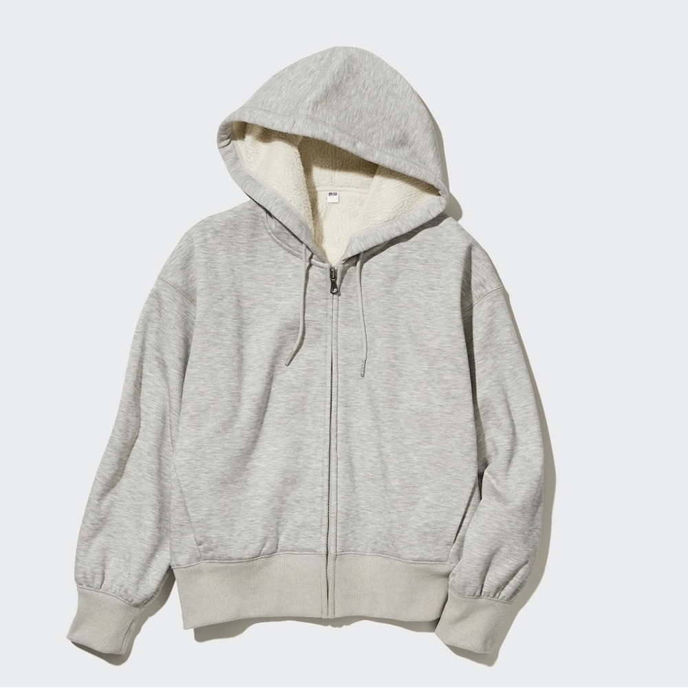 Uniqlo HEATTECH Pile-Lined Sweat Full-Zip